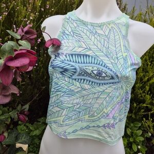 Teeki Boutique Mermaid Tank Envision Print Size M/L